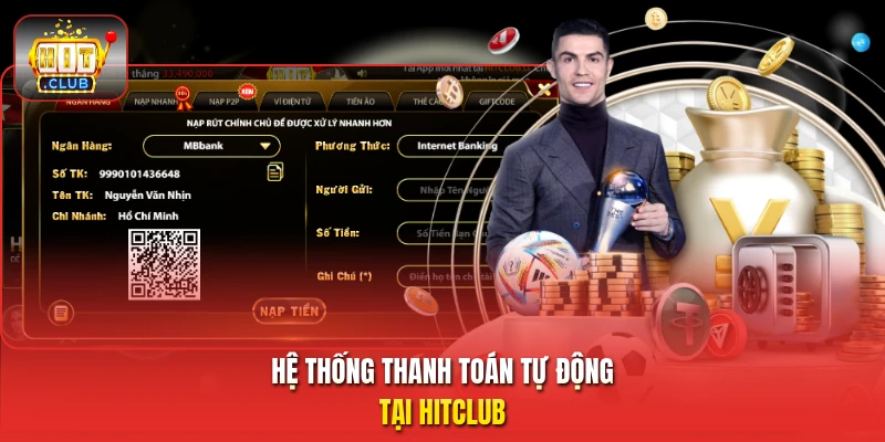 Hệ thống thanh toán tự động tại HitClub